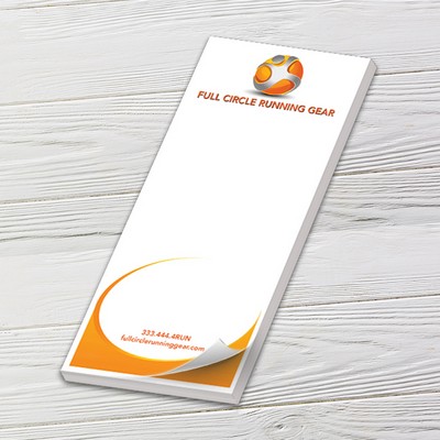 Full-Color Notepads - 50 Sheets (4" x 8.75")