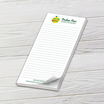 Full-Color Notepads - 50 Sheets (4" x 8")