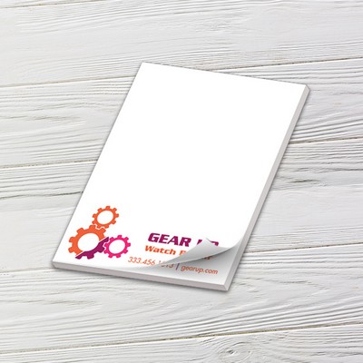 Full-Color Notepads - 50 Sheets (3" x 4")